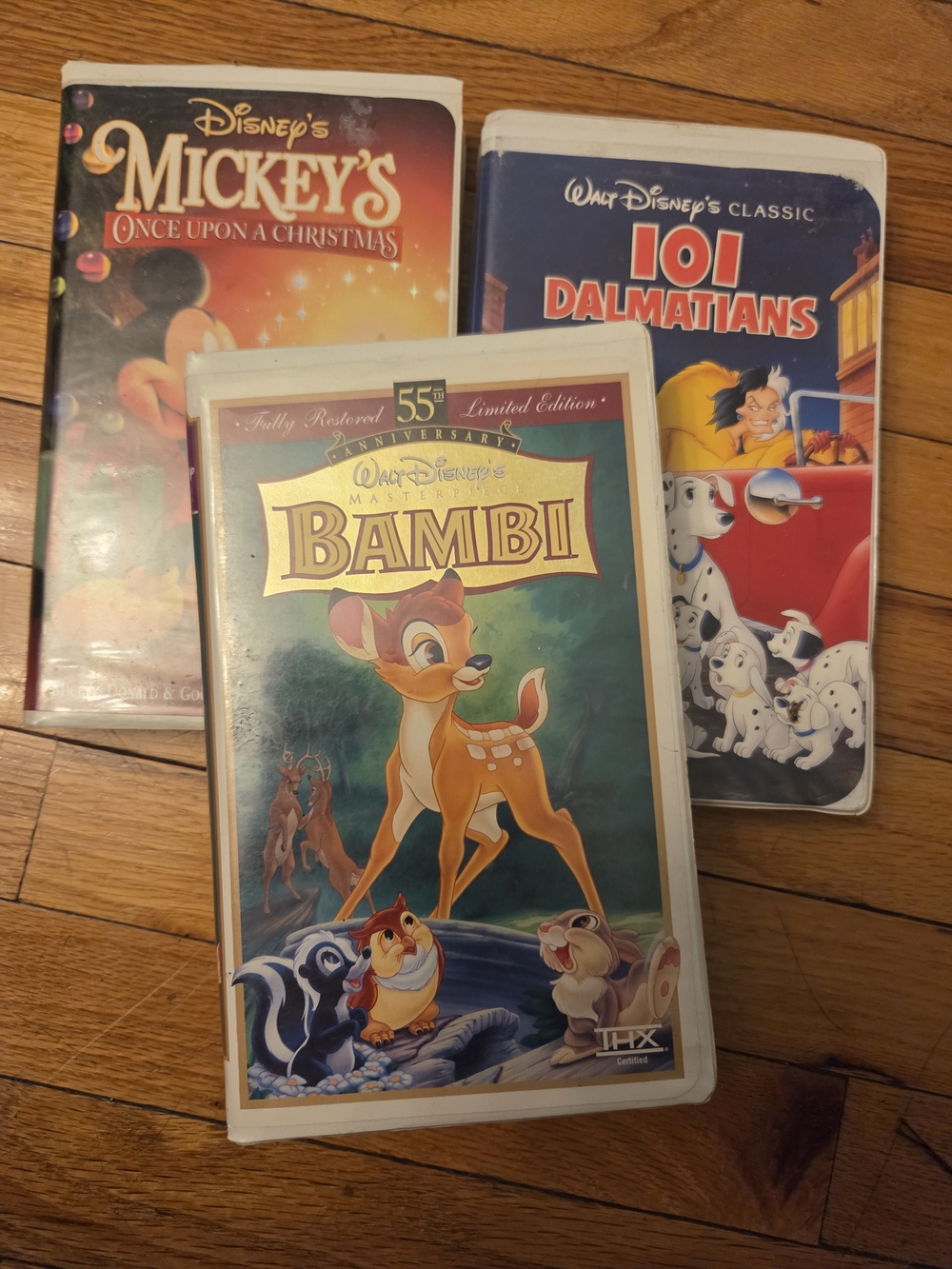 Disney VHS Movie Lot | Bambi 55th Anniversary | 101 Dalmatians